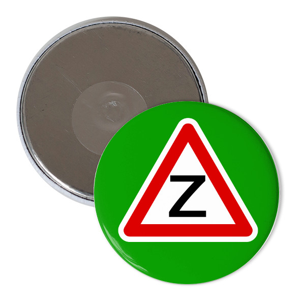 Magnet  s potiskem Začátečník řidič - magnet na auto